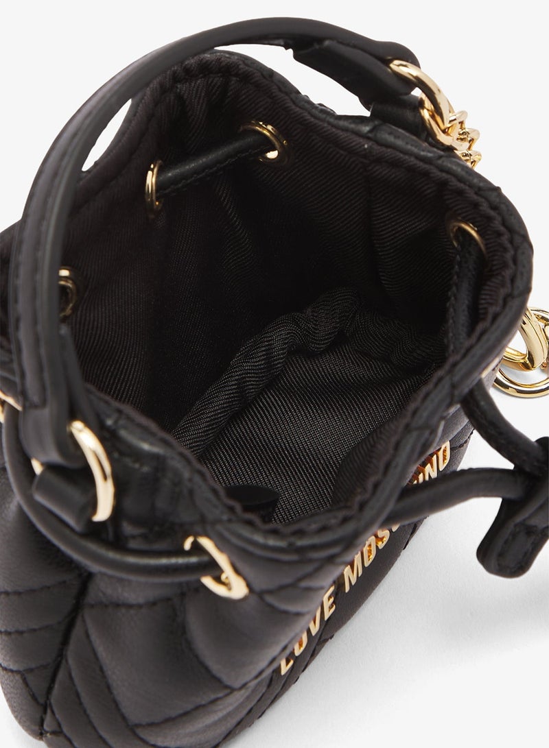 لوف موسكينو محفظة مبطنة من البولي يوريثان مع ميدالية مفاتيح - Image 5